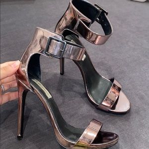 Steve Madden chromatic ankle strap heels